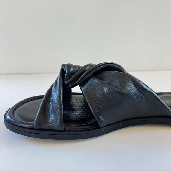 Clark’s Reyna Twist Women's Black Slide Comfort Slip On Slide Sandals SZ 8 - Picture 3 of 14